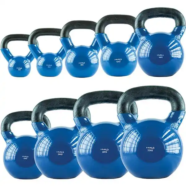 Pouze Dnes Kettlebel HMS KN 4 kg pokrytý vinylem