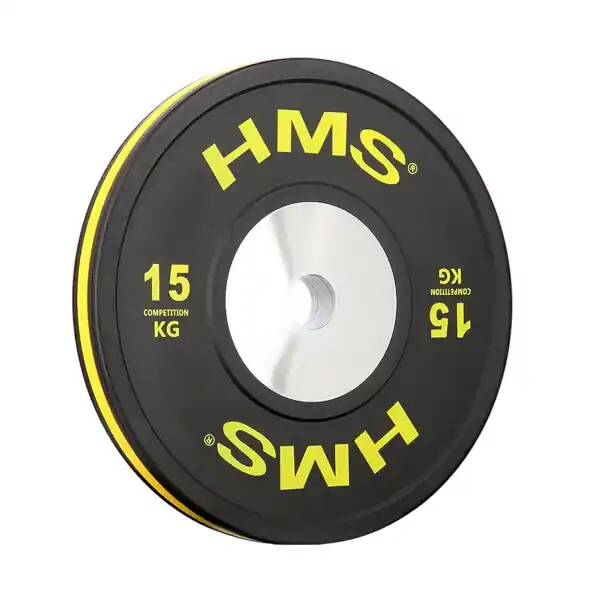 Ověřený Olympijský bumper kotouč HMS BTBR 15 kg