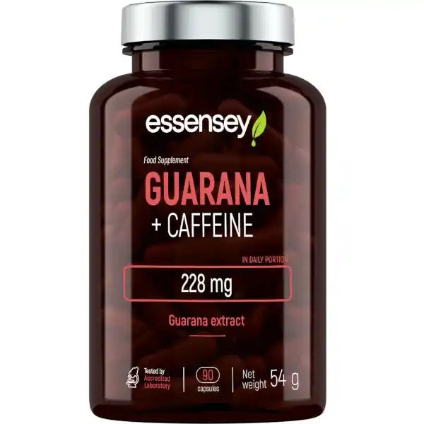 Autentický ESSENSEY Guarana + kofein - 90 kapslí