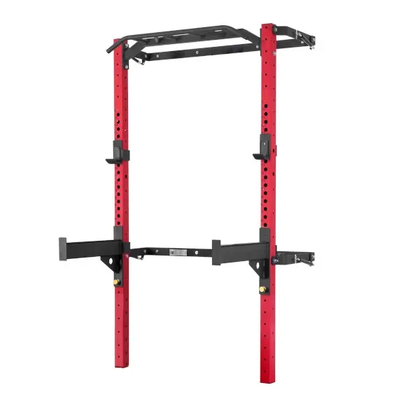 Dokud Zásoby Vydrží Skládací posilovací klec - Power Rack HMS KLT23 červená