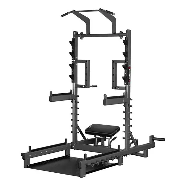 Cenově Výhodný Multifunkční stojan s platformou pro zvedání činek a Hip Thrust HMS SMP01