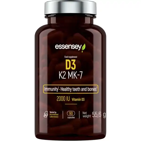 Akční Cena ESSENSEY D3 K2 MK-7 - 90 kapslí po expiraci