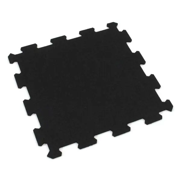 Značkový Gumová puzzle podlaha (střed) SF1050 - 95,6 x 95,6 x 0,8 cm, černá