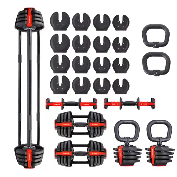 Vrácení Zdarma Jednoruční / obouruční variabilní činka HMS SGR18 PRO SET 3v1 40 kg