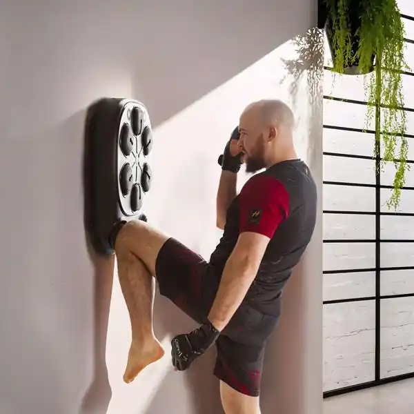Elektronický boxerský terč HMS TB10 s LED, Bluetooth a rukavicemi (Music Boxing Machine) Cenový Hit