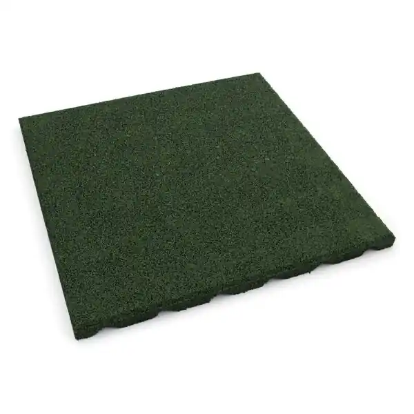 Gumová dlažba S800 V25/R15 - 50 x 50 x 2,5 cm zelená Must-Have