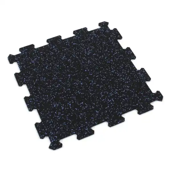 Novinka Gumová puzzle podlaha (střed) SF1050 - 47,8 x 47,8 x 0,8 cm, černo-modrá