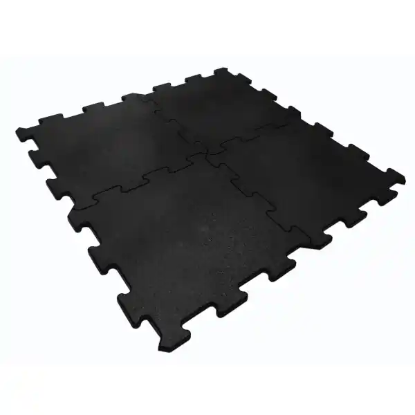 Novinka Gumová puzzle podlaha AbiFloor 100 x 100 x 2 cm černá