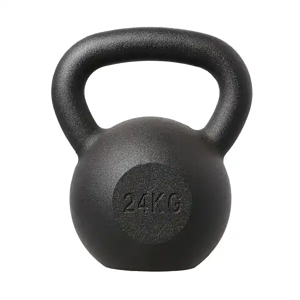 Litinový kettlebell HMS KZG24 24 kg, černý Jen Po Omezenou Doba