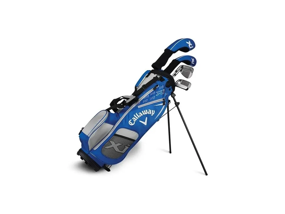 CALLAWAY XJ-1 dětský golfový set 95-118 cm + Golfová samolepka černá Víkendová Akce