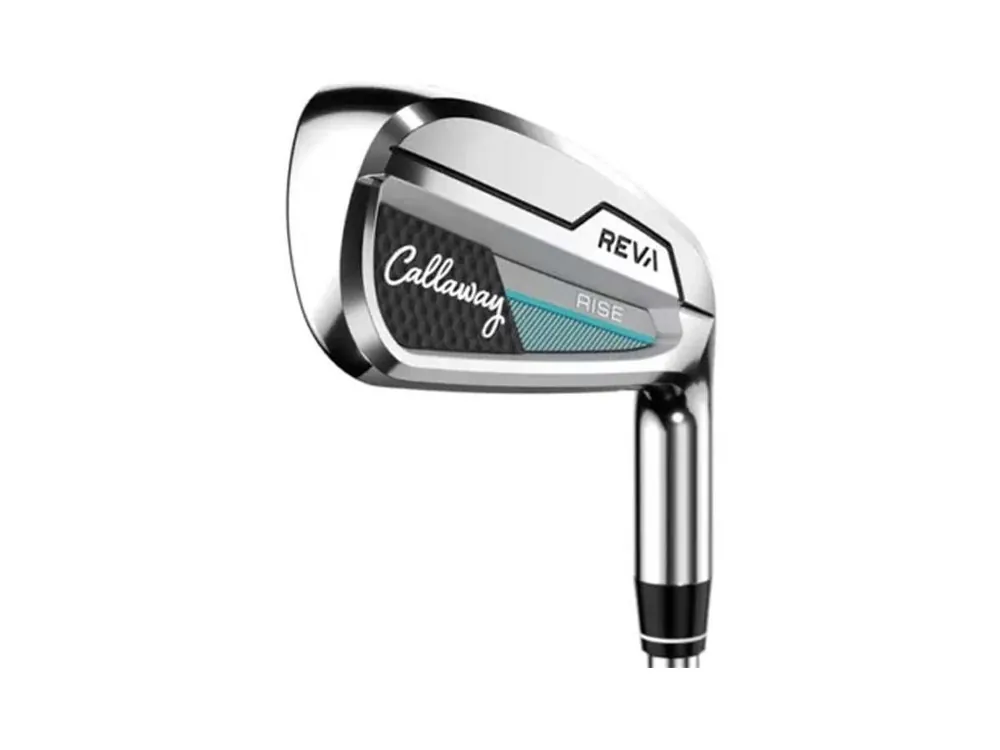 CALLAWAY Reva Rise dámská sada želez 6-PW (5 holí) na grafitu + Golfová samolepka černá Must-Have