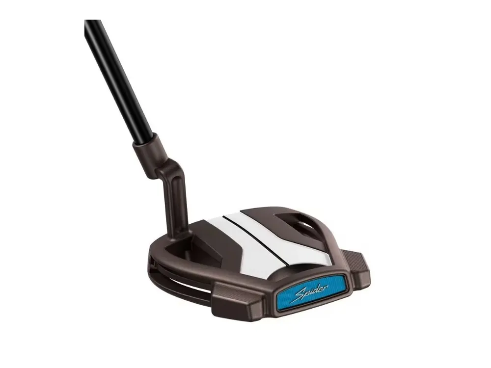 TaylorMade Spider Etna Tour X L-Neck TP 1 pánský putter + Kniha Tiger Woods Levný
