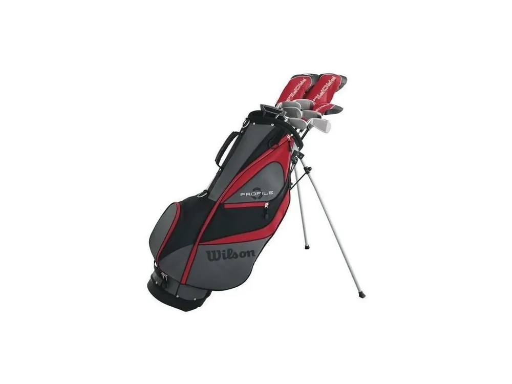 Levný WILSON Profile XD pánský golfový set + Golfová samolepka černá