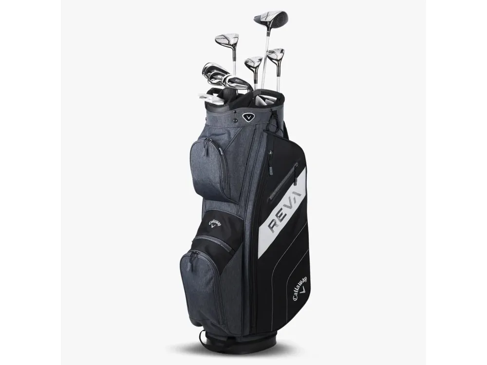 Dokud Zásoby Vydrží CALLAWAY REVA 24 Black 11 ks dámský golfový set + Golfová samolepka černá