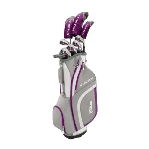 WILSON Stretch XL dámský golfový set grafitový + Golfová samolepka černá Horká Nabídka