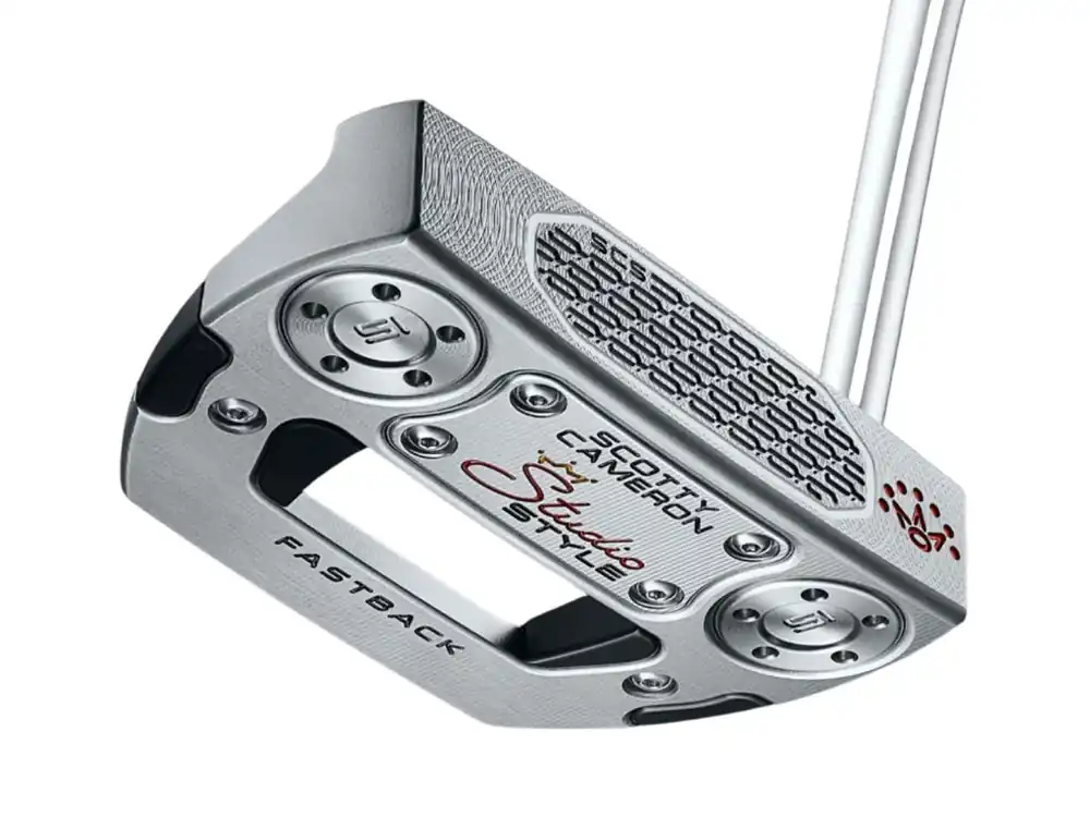 SCOTTY CAMERON 2025 Studio Style fastback pánský putter + Kniha Tiger Woods Originální