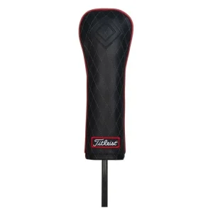 Akční Nabídka TITLEIST Leather Jet headcover na fairwayové dřevo + Golfová samolepka černá