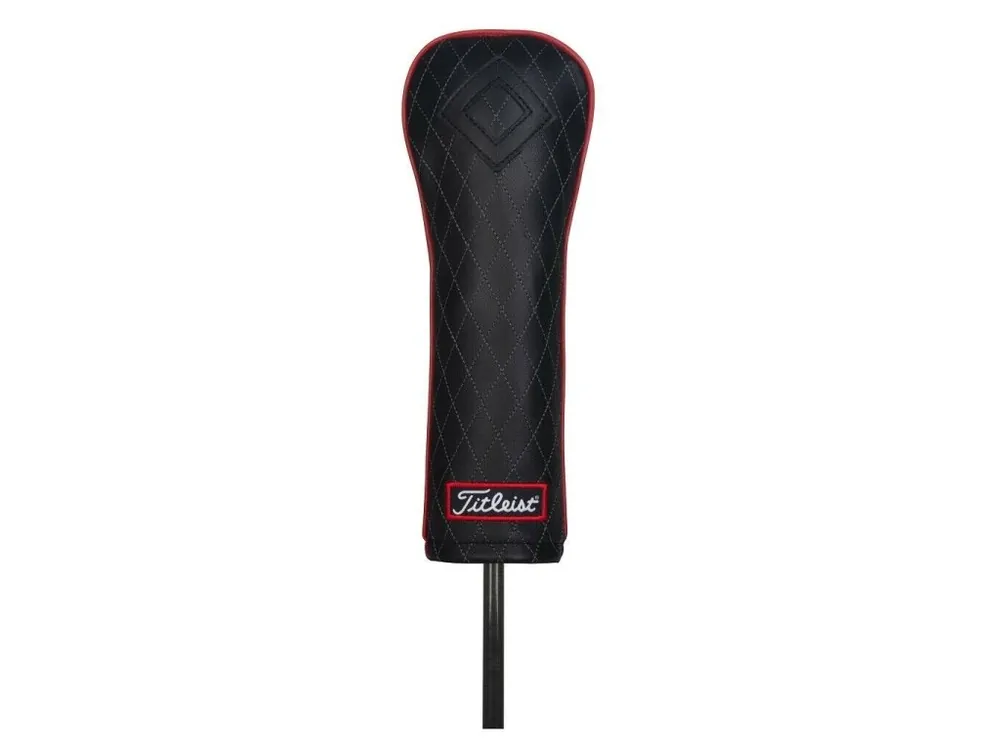 Akční Nabídka TITLEIST Leather Jet headcover na fairwayové dřevo + Golfová samolepka černá