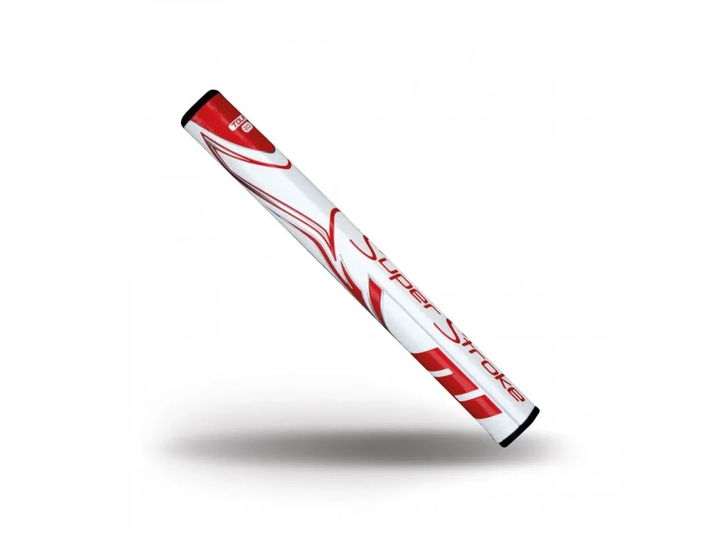 SuperStroke Zenergy Tour 2.0 grip bílo-červený + Golfová samolepka černá Zlevněný