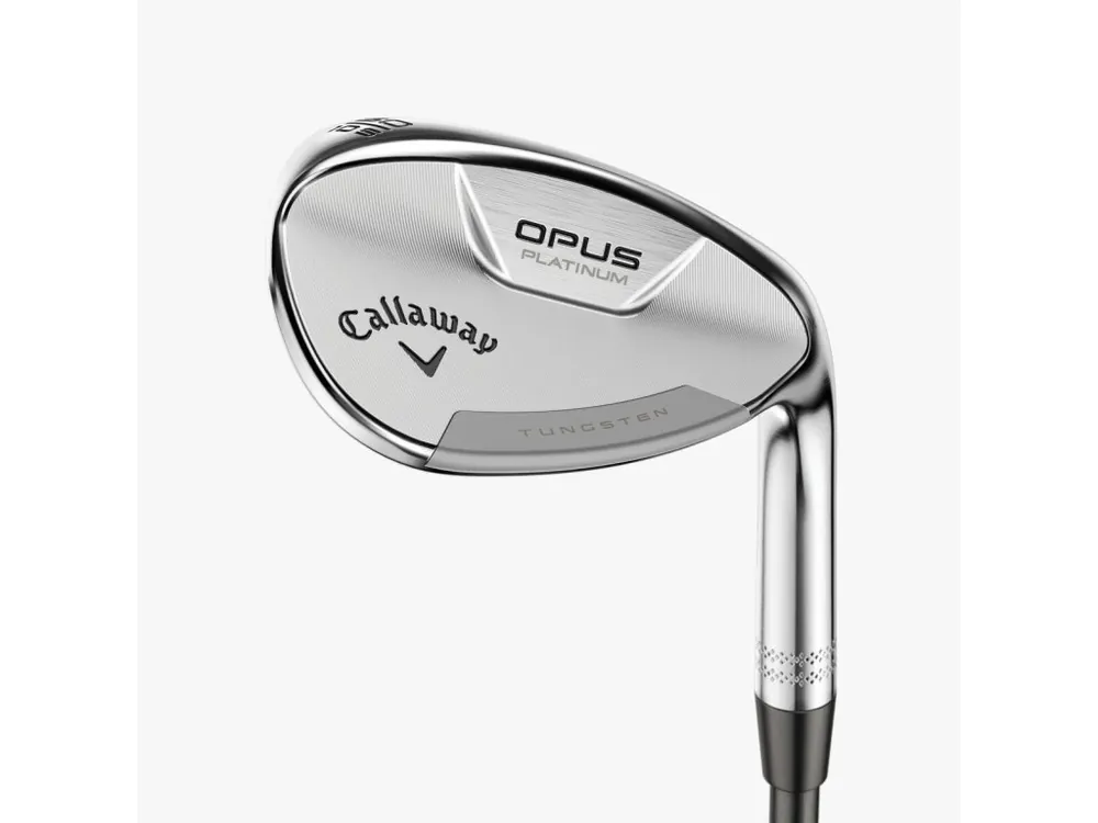 CALLAWAY Opus Platinum Chrome pánská wedge + Golfová samolepka černá Omezená Nabídka