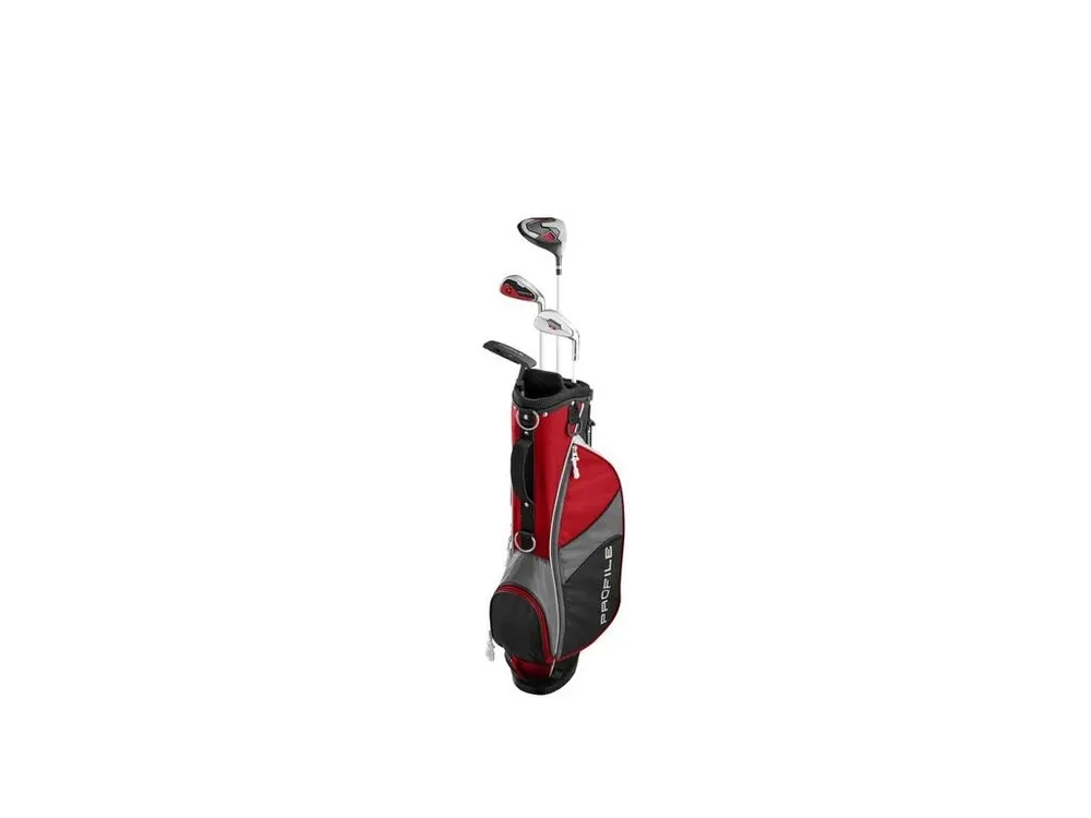 WILSON Profile dětský set 5-8 let černo-červený + Golfová samolepka černá Nakupujte Hned