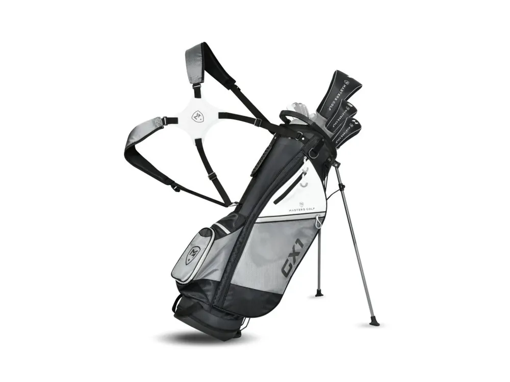 Vysoce Kvalitní MASTERS GX1 pánský golfový set na levou stranu + Golfová samolepka černá