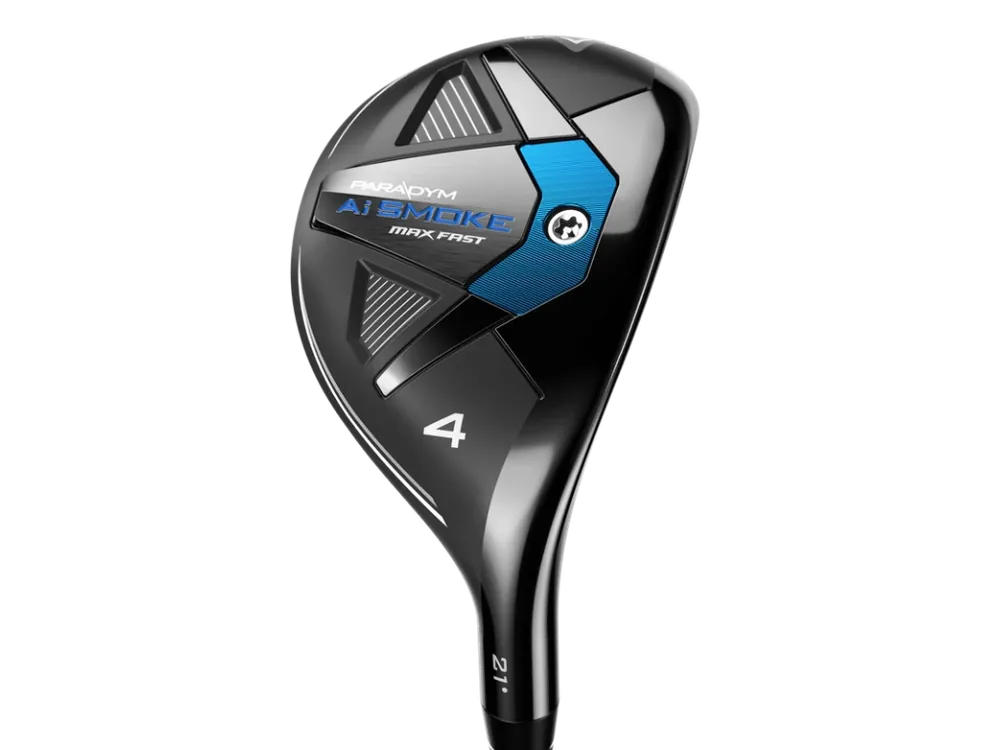 Značkový CALLAWAY Paradym Ai Smoke Max Fast dámský hybrid - Demo + Golfová samolepka černá
