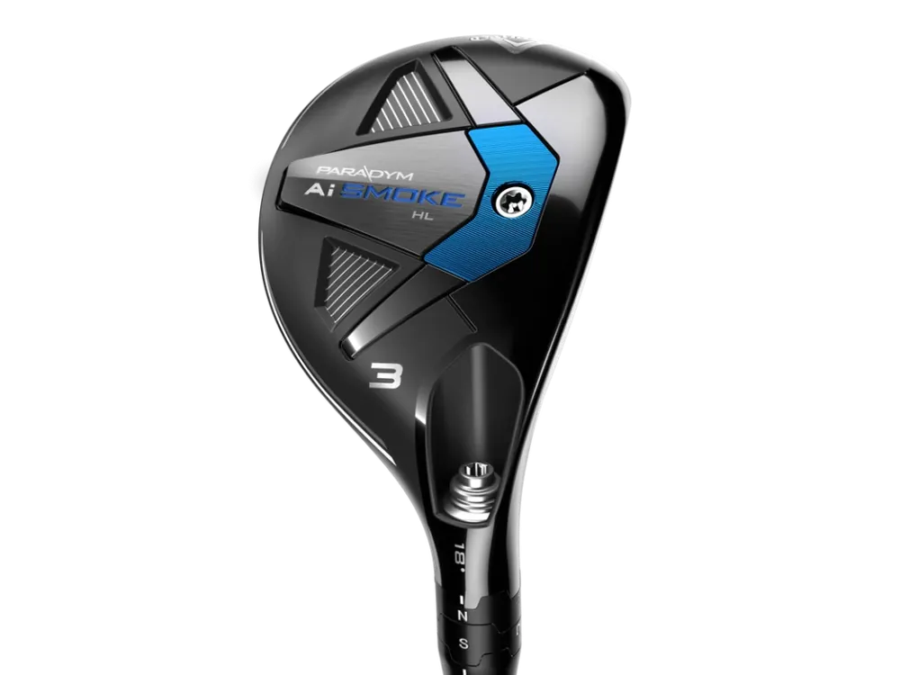 CALLAWAY Paradym Ai Smoke pánský hybrid na levou stranu -Demo + Golfová samolepka černá Nízká Cena