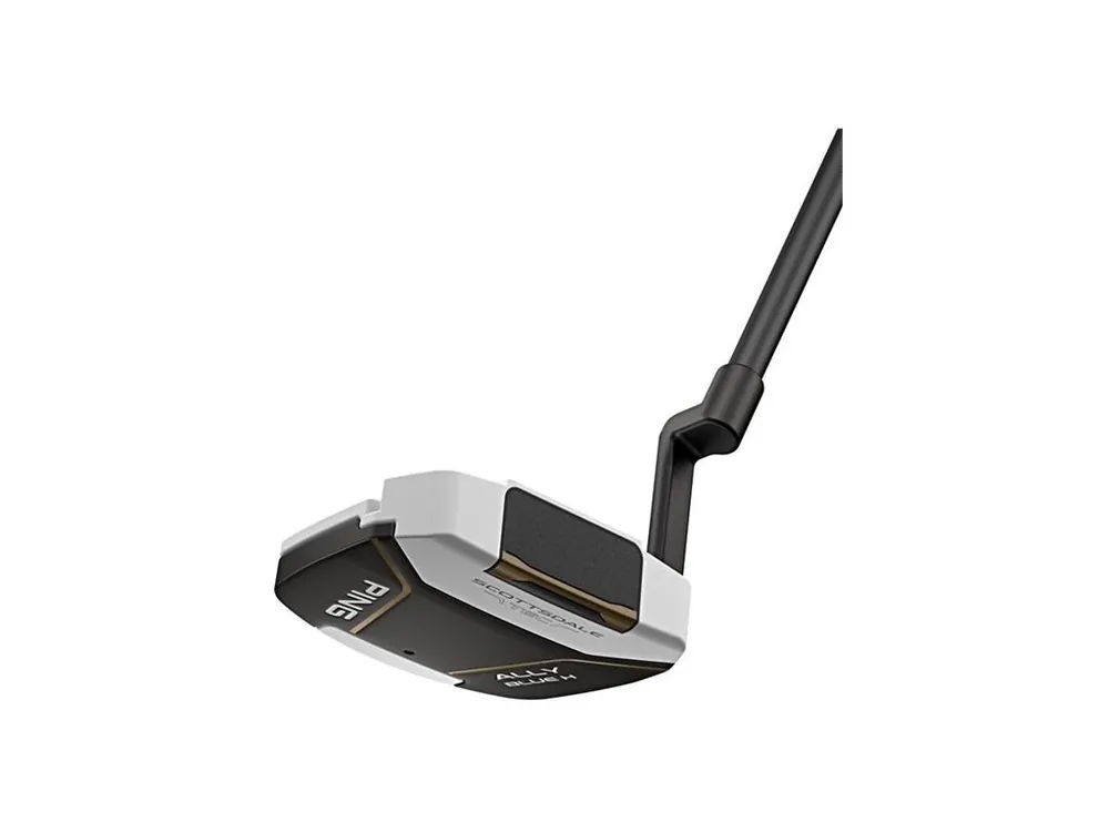 PING Scottsdale Tec Ally Blue H pánský putter + Kniha Tiger Woods Nová Kolekce