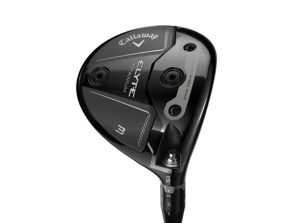 CALLAWAY Elyte Titanium Denali 60 pánské fairwayové dřevo - DEMO + Golfová samolepka černá Cenová Bomba