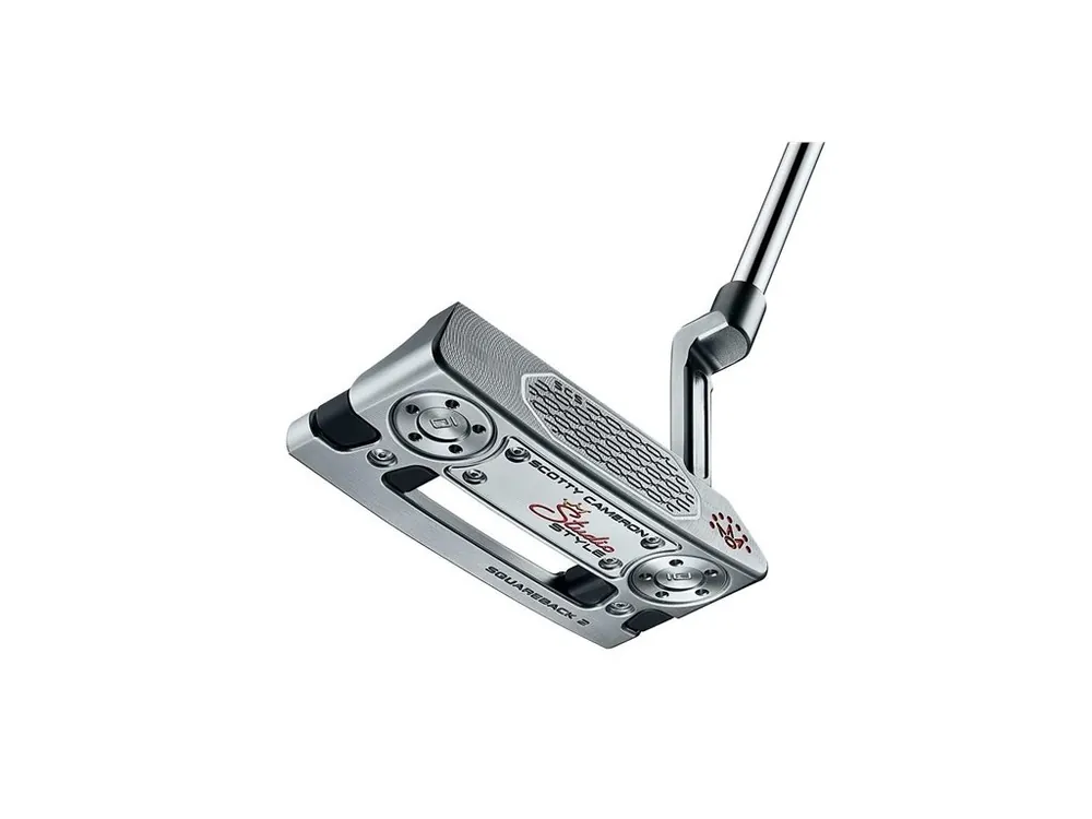 Jen Po Omezenou Doba SCOTTY CAMERON 2025 Studio Style Squareback 2 pánský putter + Kniha Tiger Woods