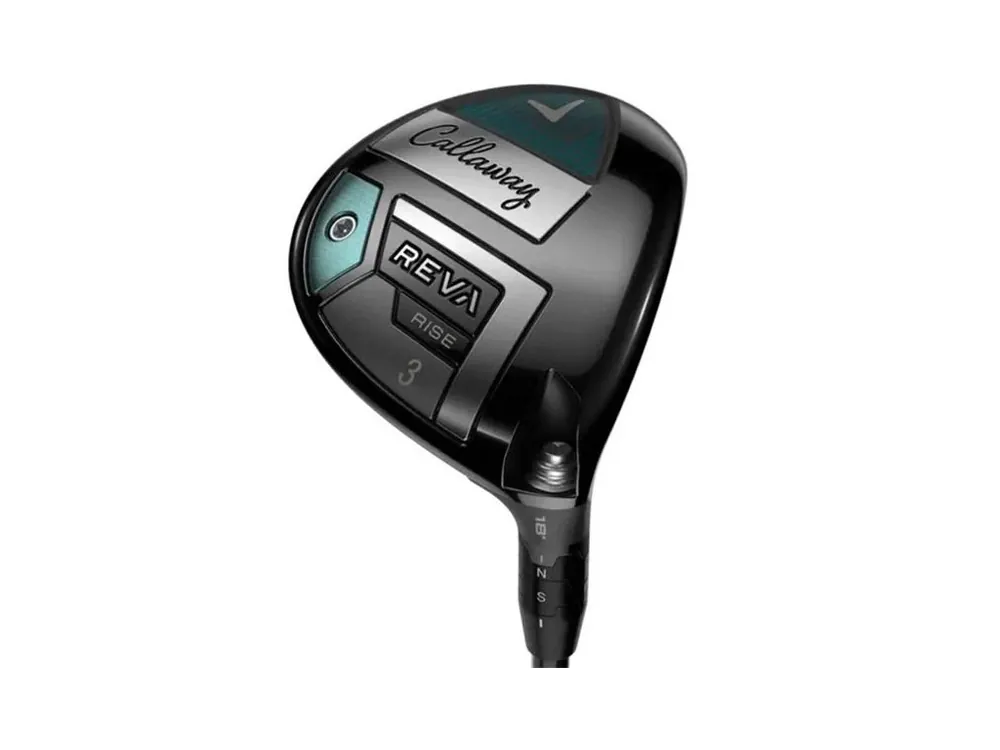 CALLAWAY Reva Rise dámské fairwayové dřevo + Golfová samolepka černá Horká Nabídka