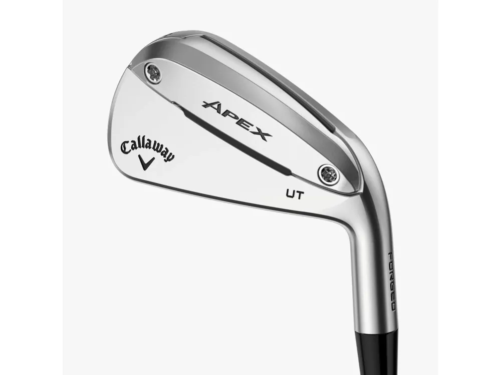 Sleva CALLAWAY Apex Utility 26 hybridní železo MMT 80 na grafitu + Golfová samolepka černá