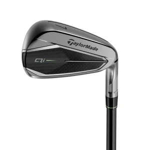 Originální Taylor Made Qi Gunmetal pánská sada želez 5-PW (6 holí) na grafitu + Golfová samolepka černá
