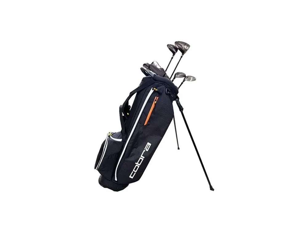 Koupit Online COBRA FlyXL 25 pánský golfový set prodloužený o 1"+ stand bag + Golfová samolepka černá