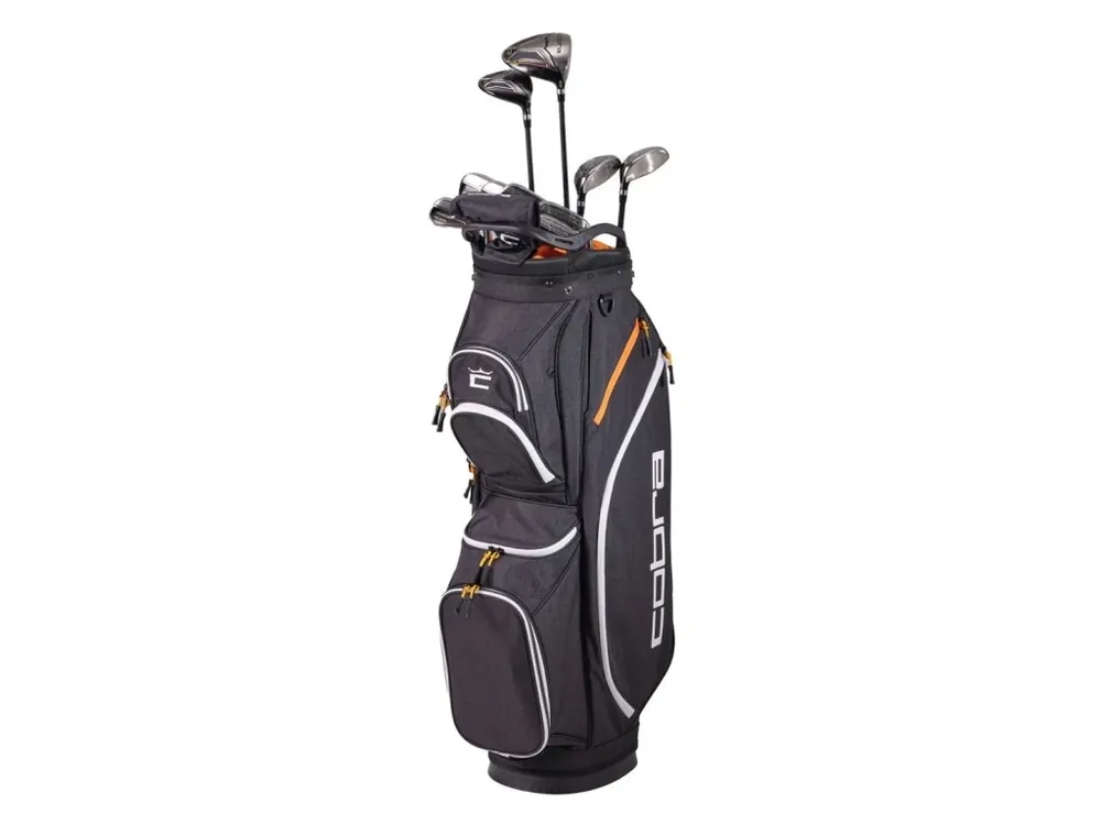 Přímo Od Výrobce COBRA FlyXL 25 pánský golfový set + Golfová samolepka černá