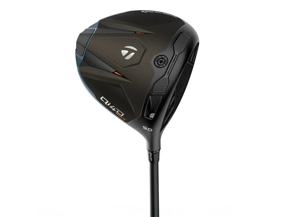 TAYLOR MADE Qi4D Max pánský golfový driver + Golfová samolepka černá Oblíbený