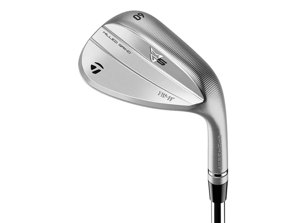 TaylorMade MG Tiger Woods Chrome wedge na oceli + Golfová samolepka černá Finální Výprodej