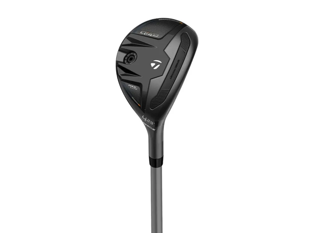 TaylorMade Qi4D Max Lite pánský hybrid + Golfová samolepka černá Aktuální