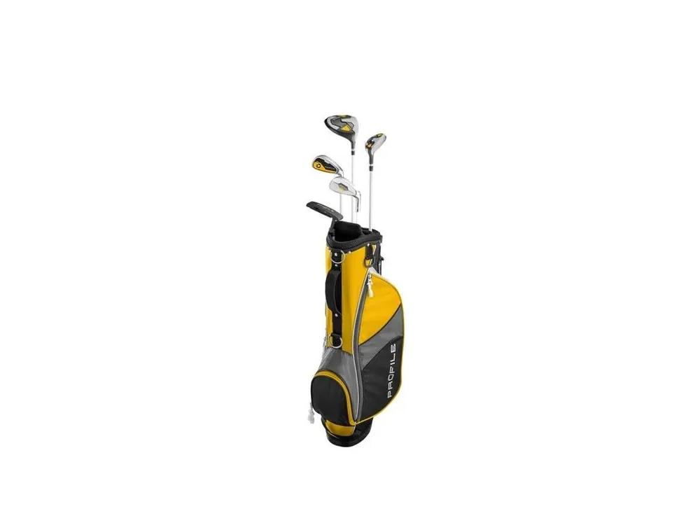 WILSON Profile dětský set 8-11 let žluto-černý + Golfová samolepka černá Originální