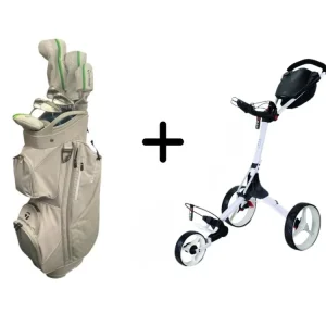 Výprodej TAYLOR MADE RBZ Speedlite dámský golfový set + Big Max IQ2 bílý + Golfová samolepka černá