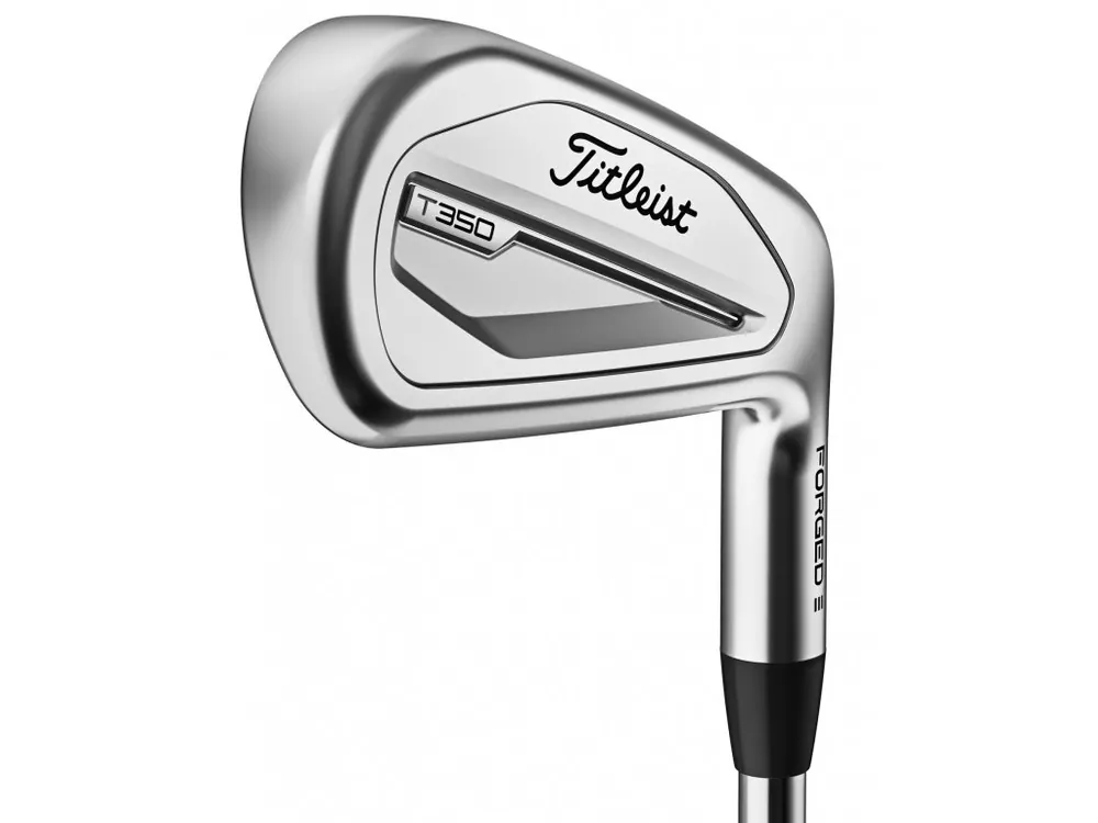 Akční Nabídka TITLEIST T350 pánská sada želez 5-PW (6 holí) Tensei na grafitu + Golfová samolepka černá