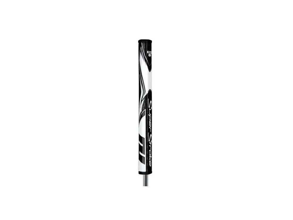 SuperStroke Zenergy Flatso 1.0 grip bílo-černý + Golfová samolepka černá Dokud Zásoby Vydrží