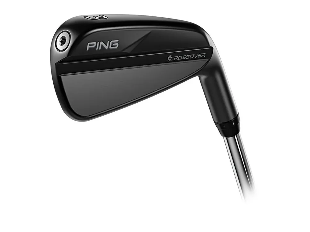 Cenový Hit PING iCrossover Alta CB 70 Black pánské hybridní železo na grafitu + Golfová samolepka černá