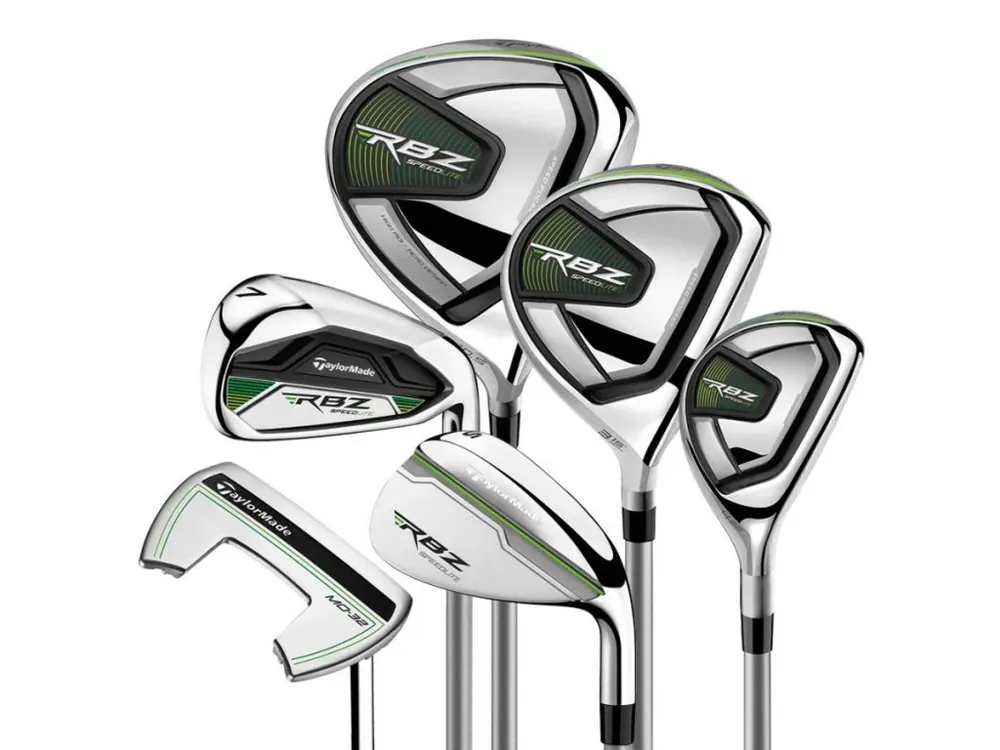 TAYLOR MADE RBZ Speedlite 10 ks pánský golfový set bez bagu + Golfová samolepka černá Aktuální