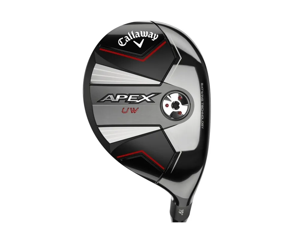 Super Cena CALLAWAY Apex Utility Wood 24 pánský hybrid + Golfová samolepka černá