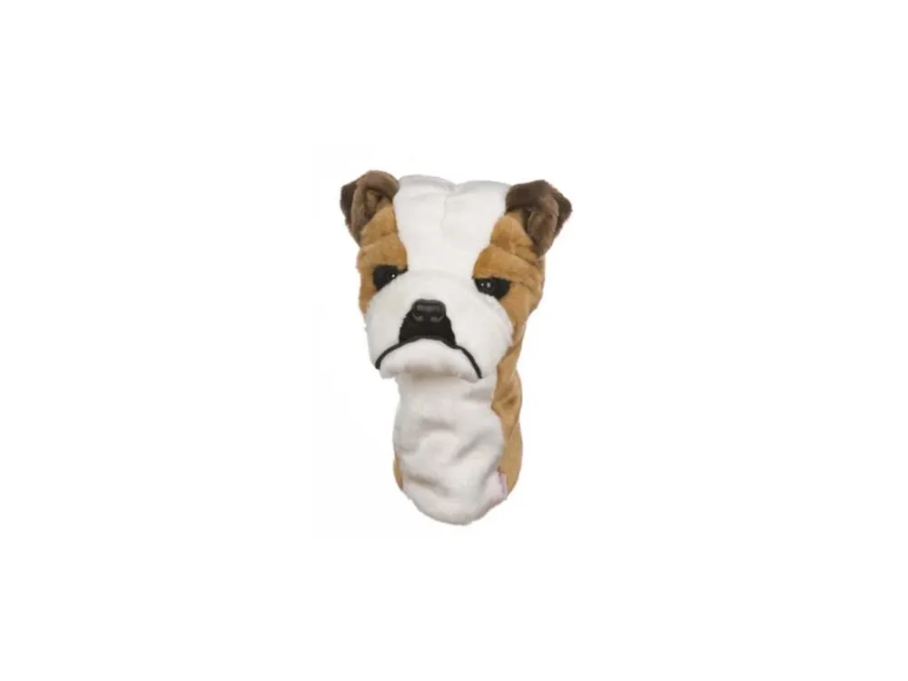 Zlevněný Daphnes headcover Bulldog + Golfová samolepka černá