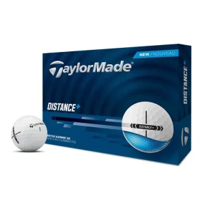 Taylor Made Distance+ golfové míčky bílé (12 ks) Expresní Doručení