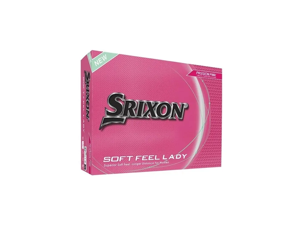 Objednat Nyní SRIXON Soft Feel Lady 9 dámské golfové míčky - růžové (12 ks)
