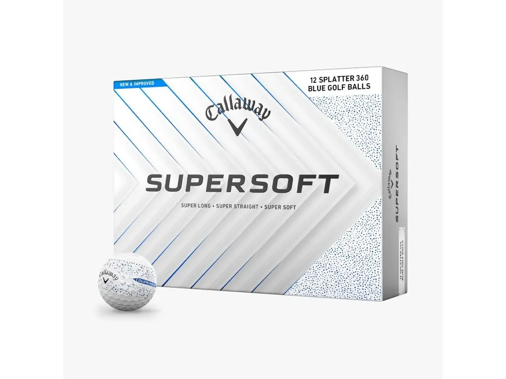 Odeslání Ihned CALLAWAY Supersoft 25 Blue splatter (12 ks)